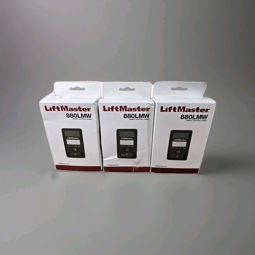 LiftMaster 880LMW Smart Control Panel Lot of 3 - OPEN BOX